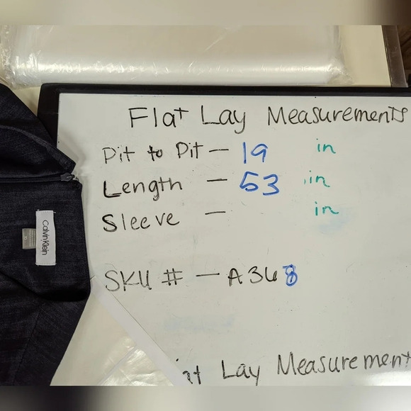 Calvin Klein sz 10 V Neck Sleeveless Wide Leg Jumpsuit One-Piece Career Modern - Picture 10 of 10